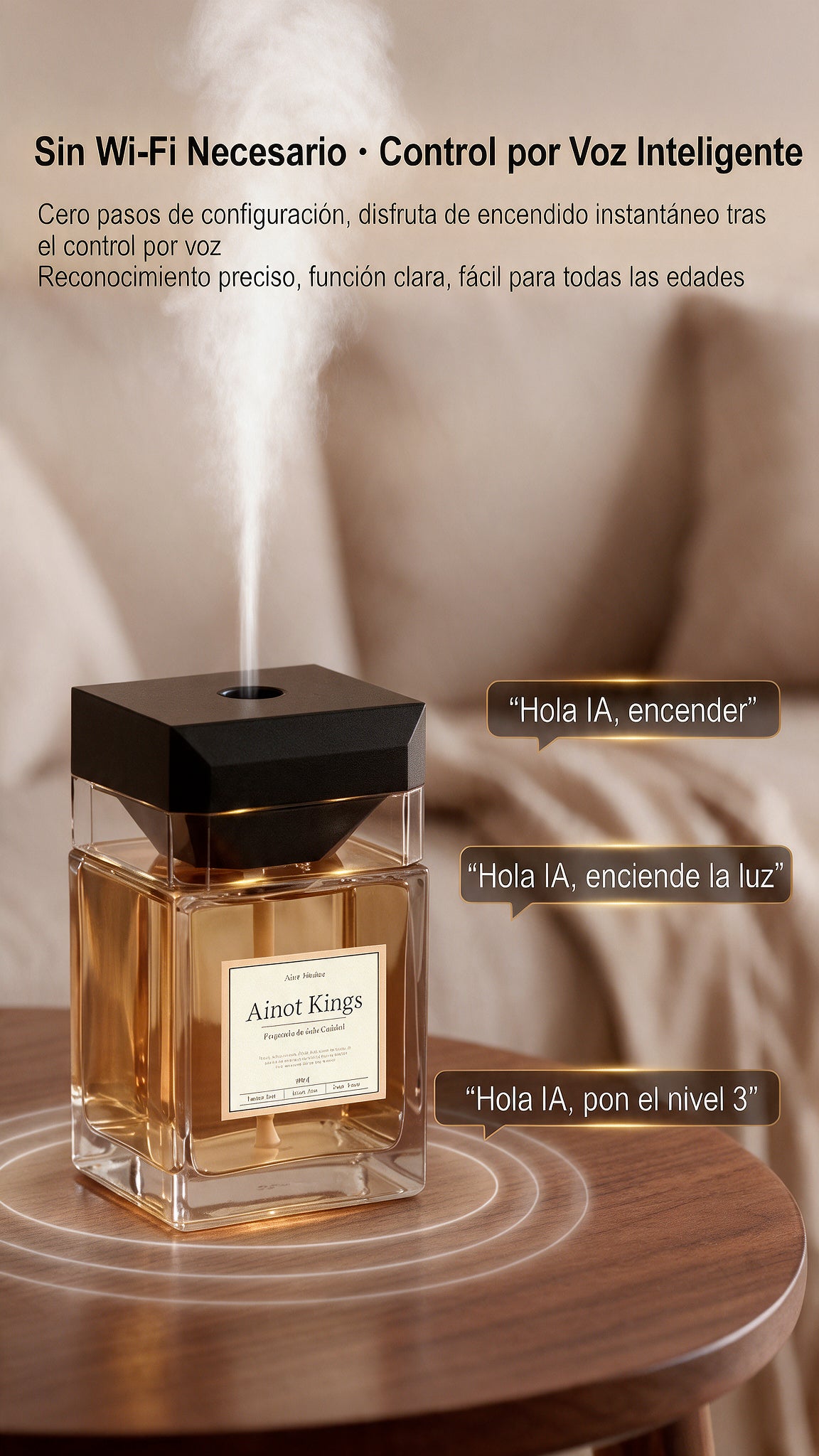 Difusor de lujo con esencia natural 500 ml